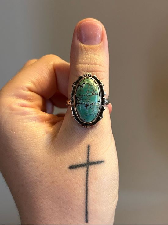 Jewelry - Golden Hills Turquoise Oval Sterling Silver Ring